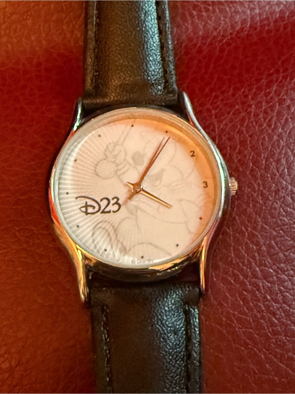 Vintage Disney D23 Member Exclusive Marching Mickey Mouse Watch Stainless Steel
